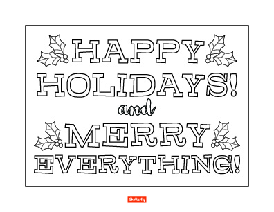 Christmas coloring pages for kids