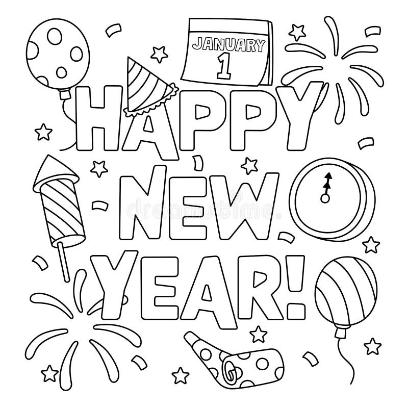 Fireworks coloring page stock illustrations â fireworks coloring page stock illustrations vectors clipart