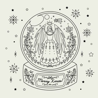 Page happy new year coloring page vectors illustrations for free download