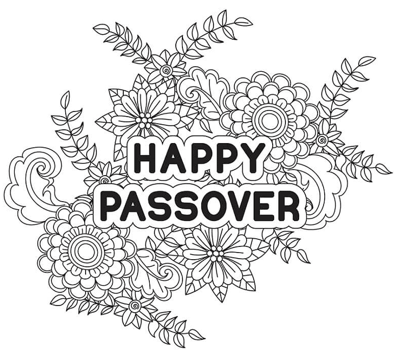 Passover coloring pages printable for free download