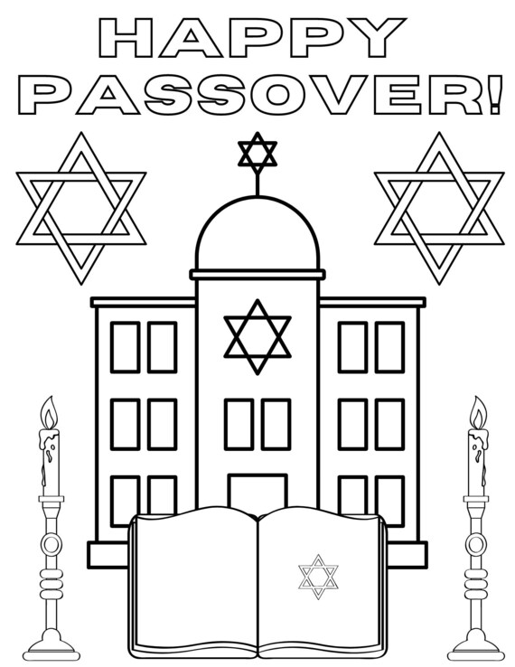 Passover coloring pages passover printables jewish coloring