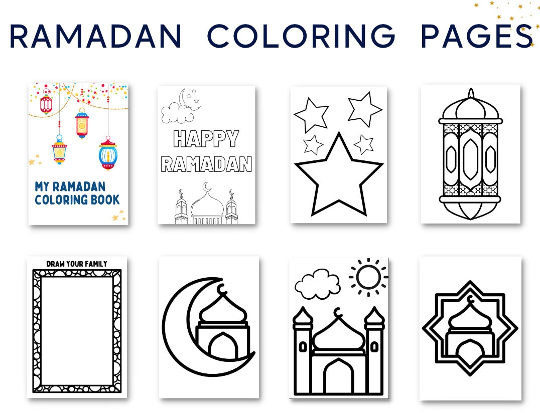 Ramadan coloring pages download now