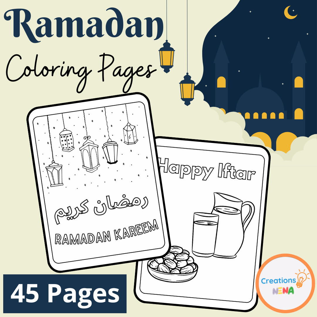 Ramadan coloring pages made by teachers