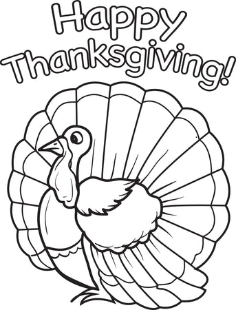 Free thanksgiving coloring pages for kids â