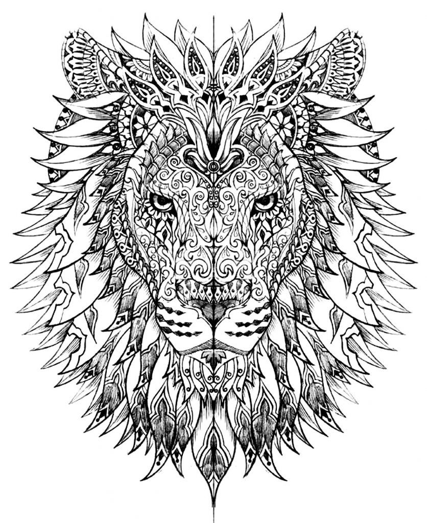 Hard coloring pages for adults