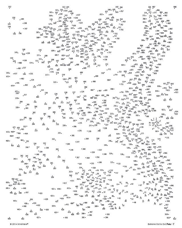 Free dot to dot animals