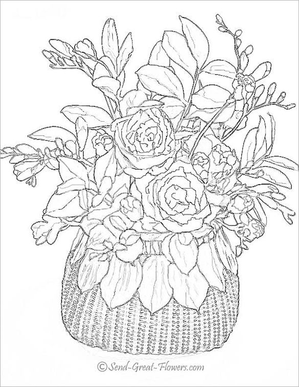 Coloring pages of realistic flowers pics photos coloring pages poppy coloring page rose coloring pages mandala coloring pages
