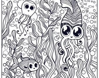 Huge coloring poster