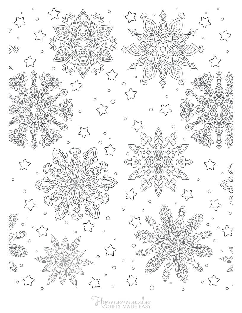 Free christmas coloring pages for adults in
