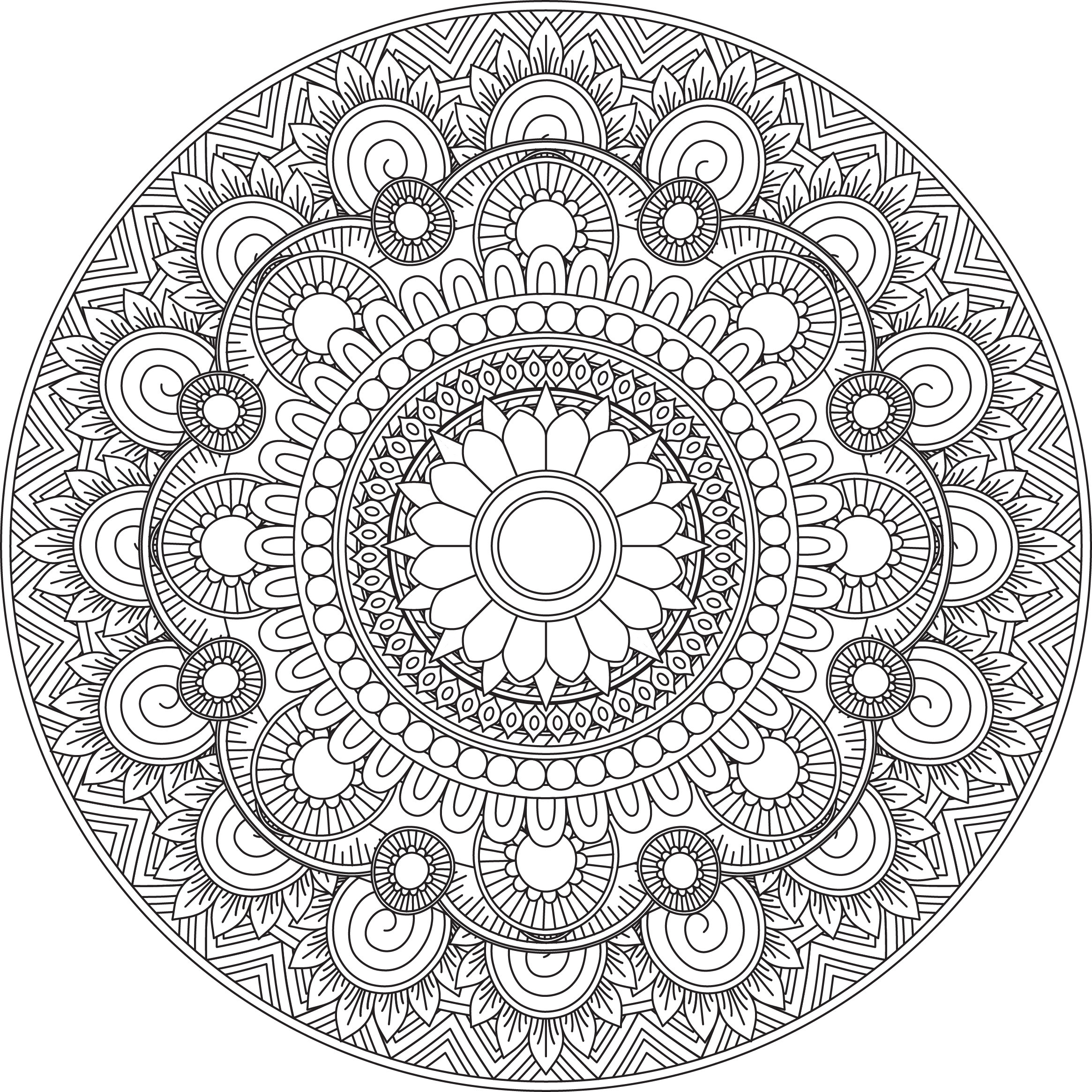 Mandala coloring pages adult coloring sheet printable coloring page grown up coloring printable art color anti