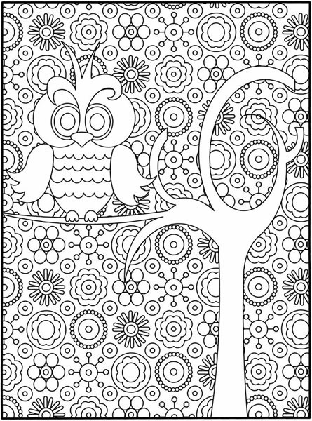 Hard coloring pages for adults