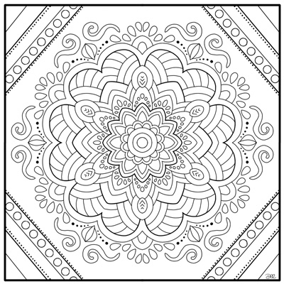 Hard coloring pages