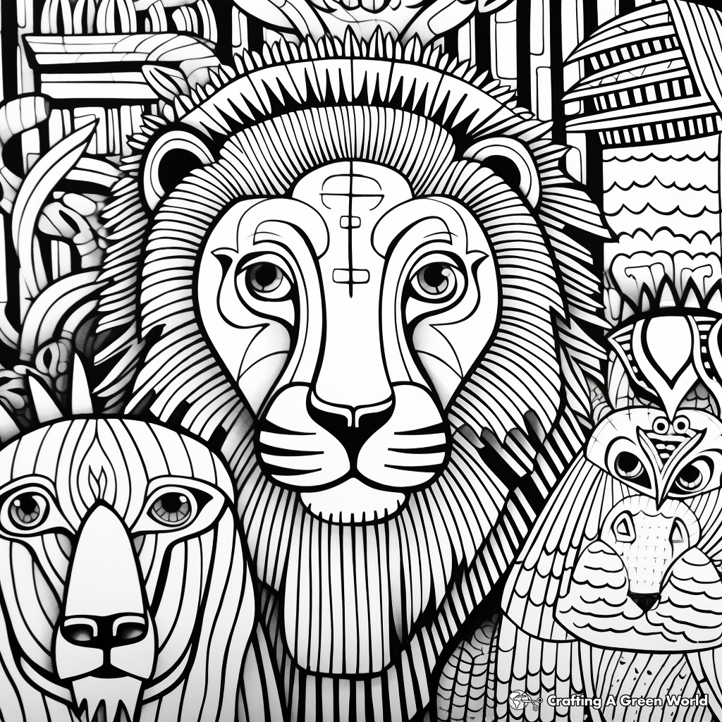 Hard coloring pages