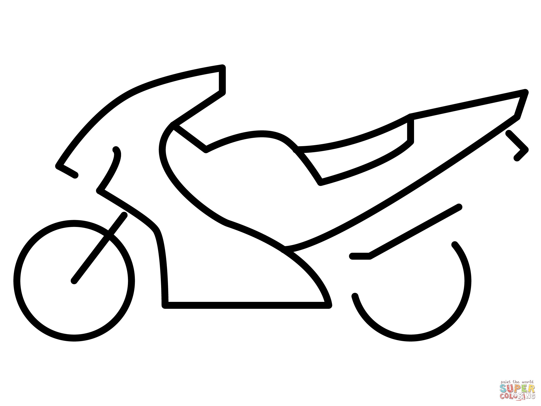 Motorcycle emoji coloring page free printable coloring pages