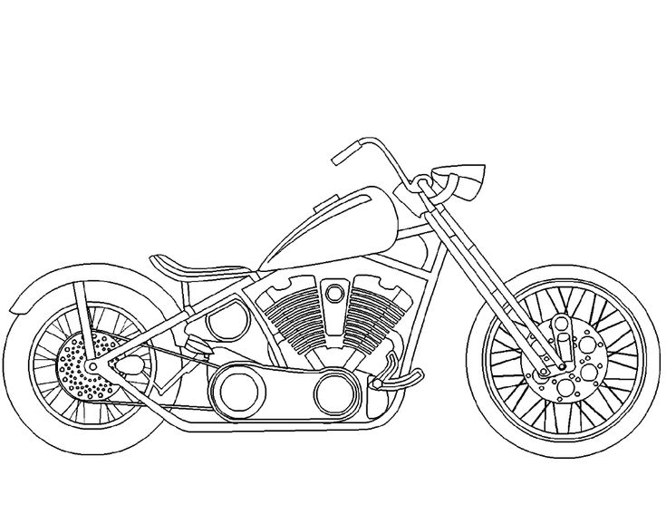 Motorcycle coloring pages classic usable educative printable harley davidson crafts motorcycle art motorcycle drawing