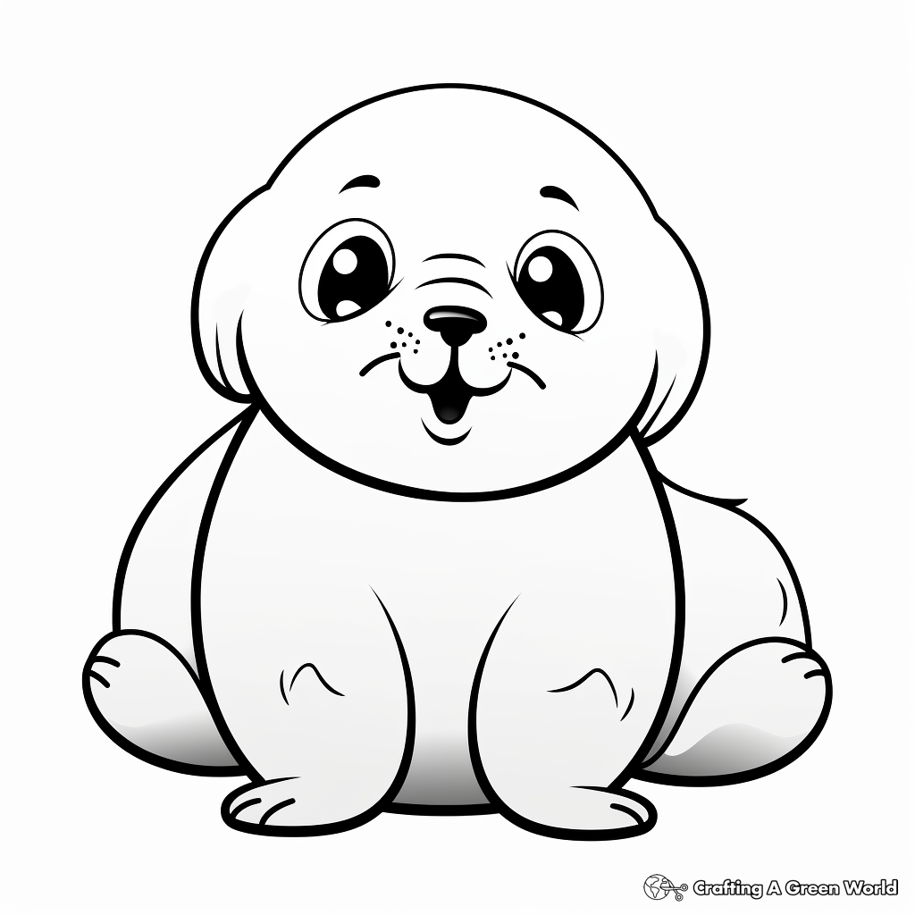 Seal coloring pages