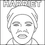How to draw harriet tubman tutorial and tubman coloring page