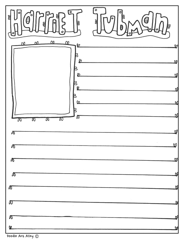 Harriet tubman coloring pages
