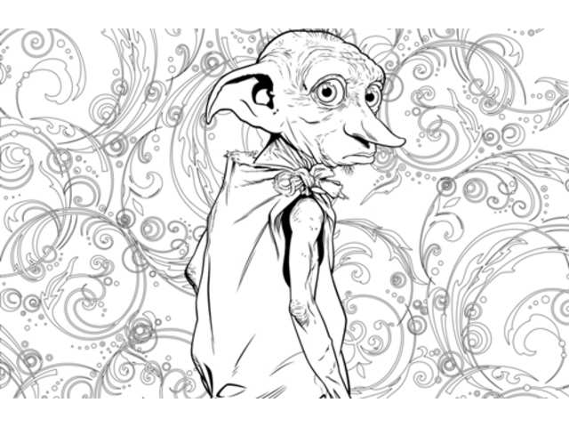 Now harry potter colouring books for adults to beat soe stress