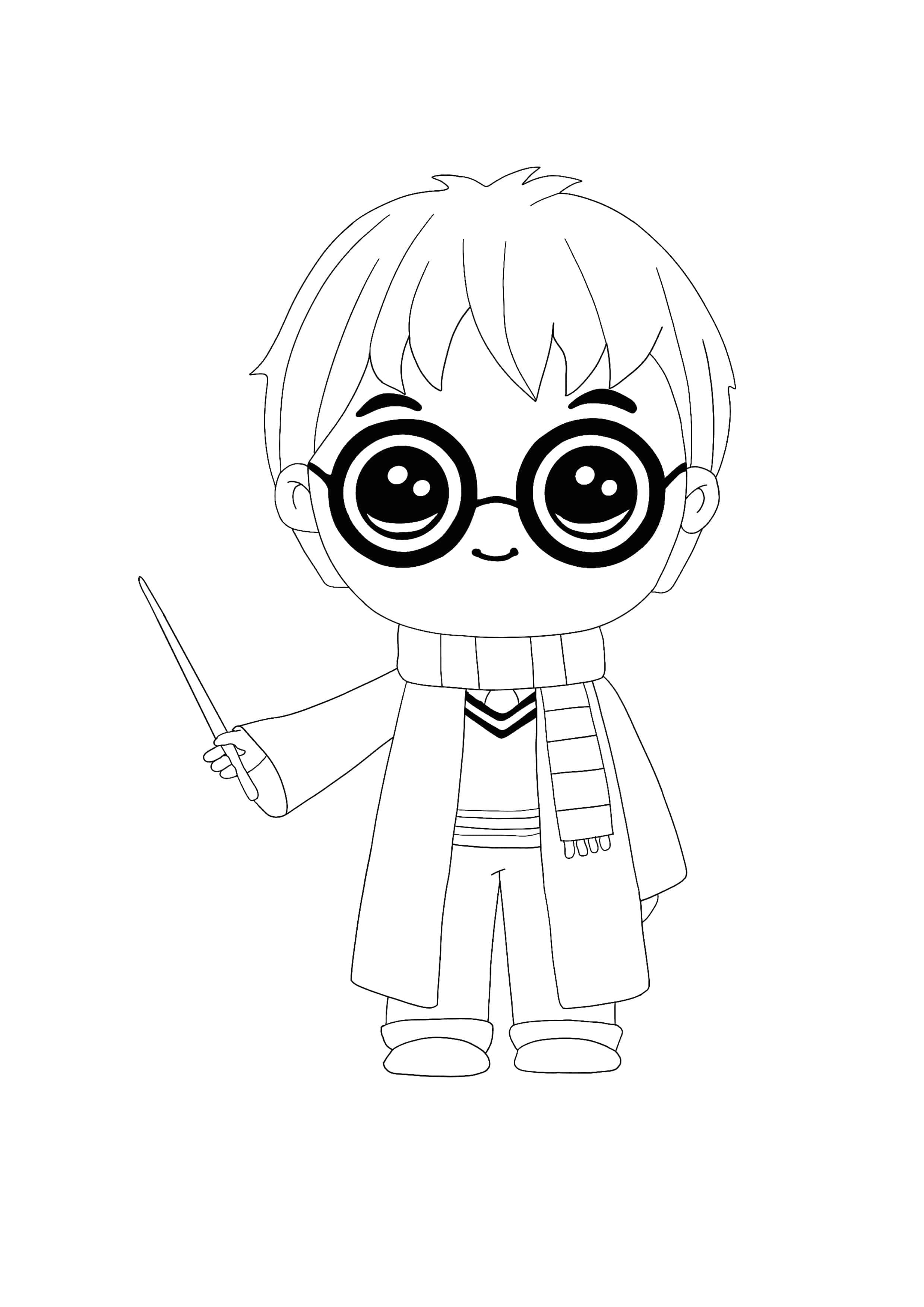 Kawaii harry potter coloring page harry potter coloring pages harry potter colors coloring pages