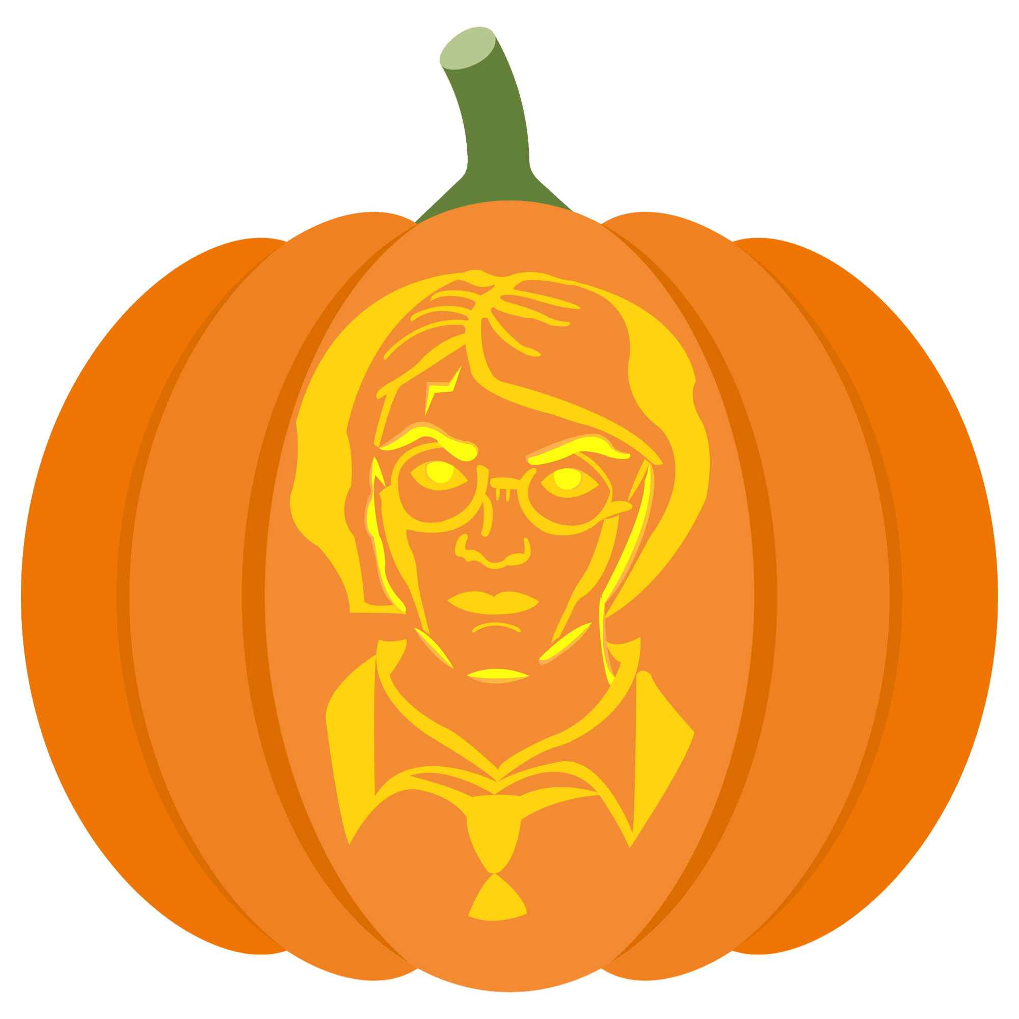 Harry potter pumpkin stencil free printable papercraft templates