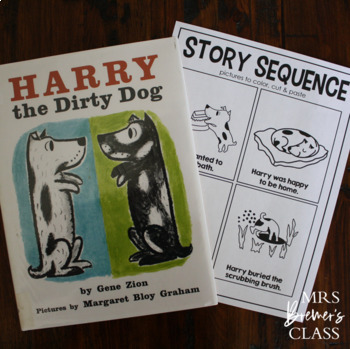 Harry the dirty dog book study activities and craftivity by anita bremer
