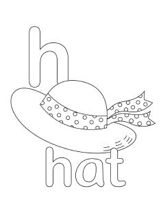 Alphabet coloring pages