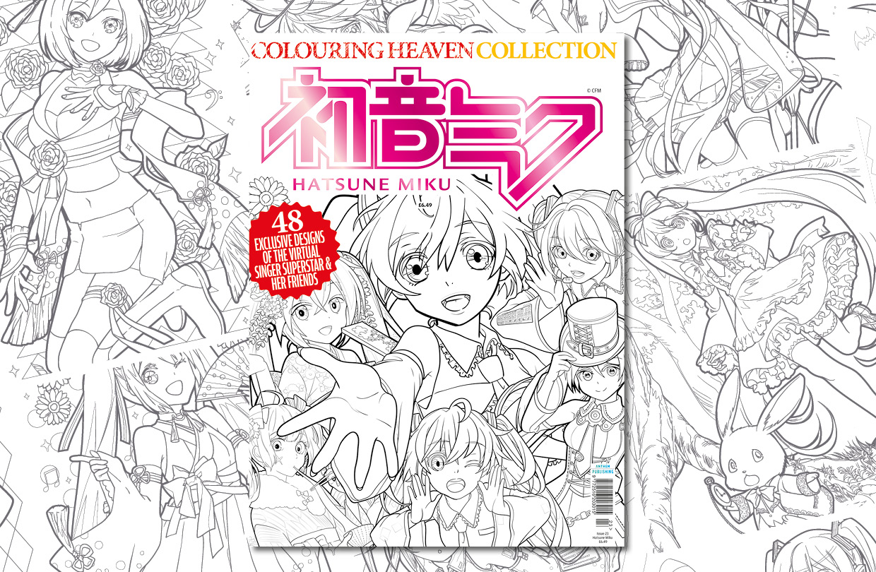 Colouring heaven collection hatsune miku colouring heaven