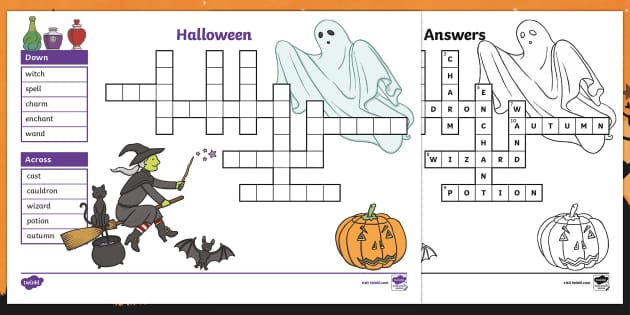 Halloween crossword