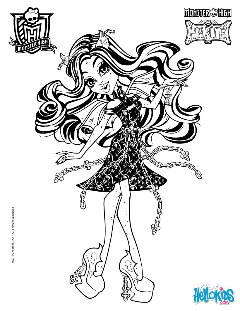 Rochelle goyle coloring pages