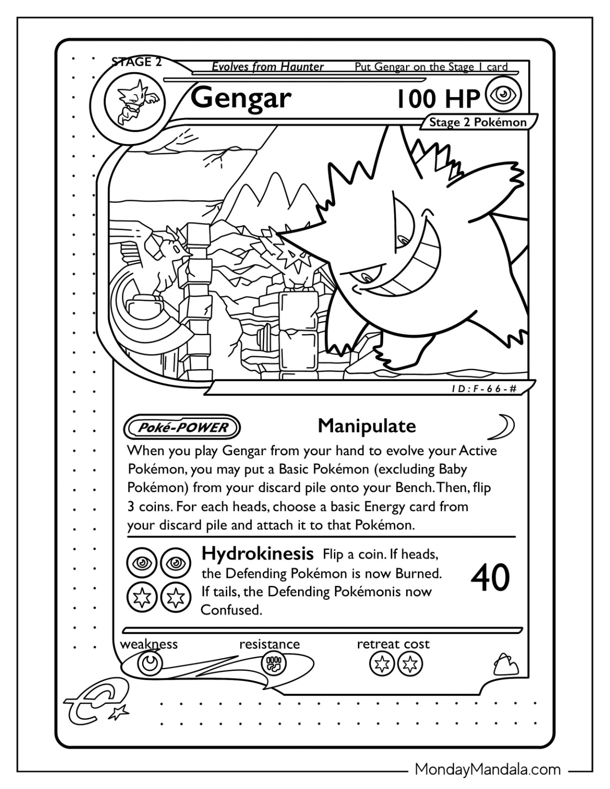 Pokemon card coloring pages free pdf printables