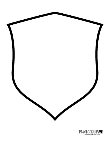 Coat of arms template pages discover medieval magic with these blank shields to color craft at