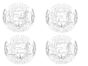 Coat of arms of hawaii coloring page by stevens social studies tpt