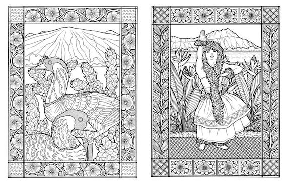 Nani hawaii a coloring book of hawaii for adults and children