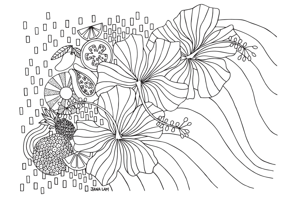 Corona coloring sheets breakfast in bed â jana lam hawaii