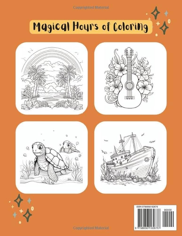 Hawaii coloring book for kids and adults island theme coloring pages for vation fun including palm trees flowers hawaiian landspe sea creatures ocean activities and more publishing uhmbrella books