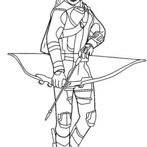 Hawkeye coloring pages printable for free download