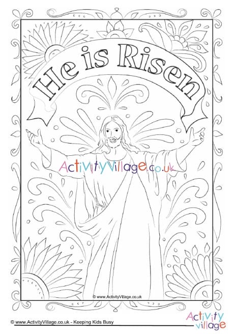 He is risen louring page