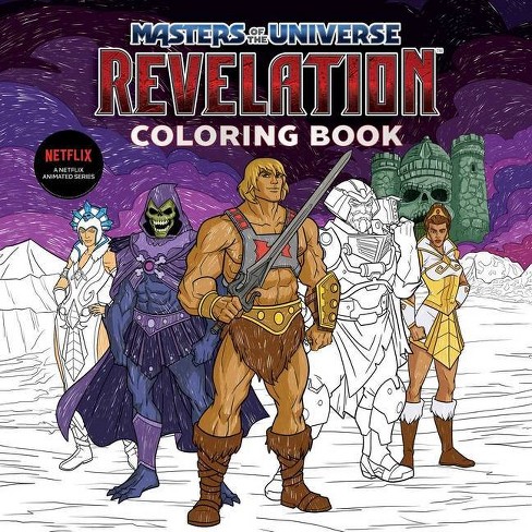 Masters of the universe revelation official coloring book essential gift for fans