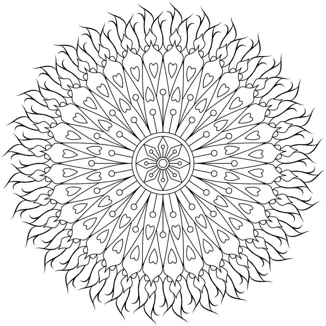 Healing touch coloring page
