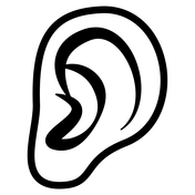 Ear with hearing aid emoji coloring page free printable coloring pages
