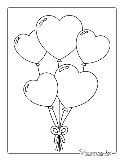 Best heart coloring pages for kids adults
