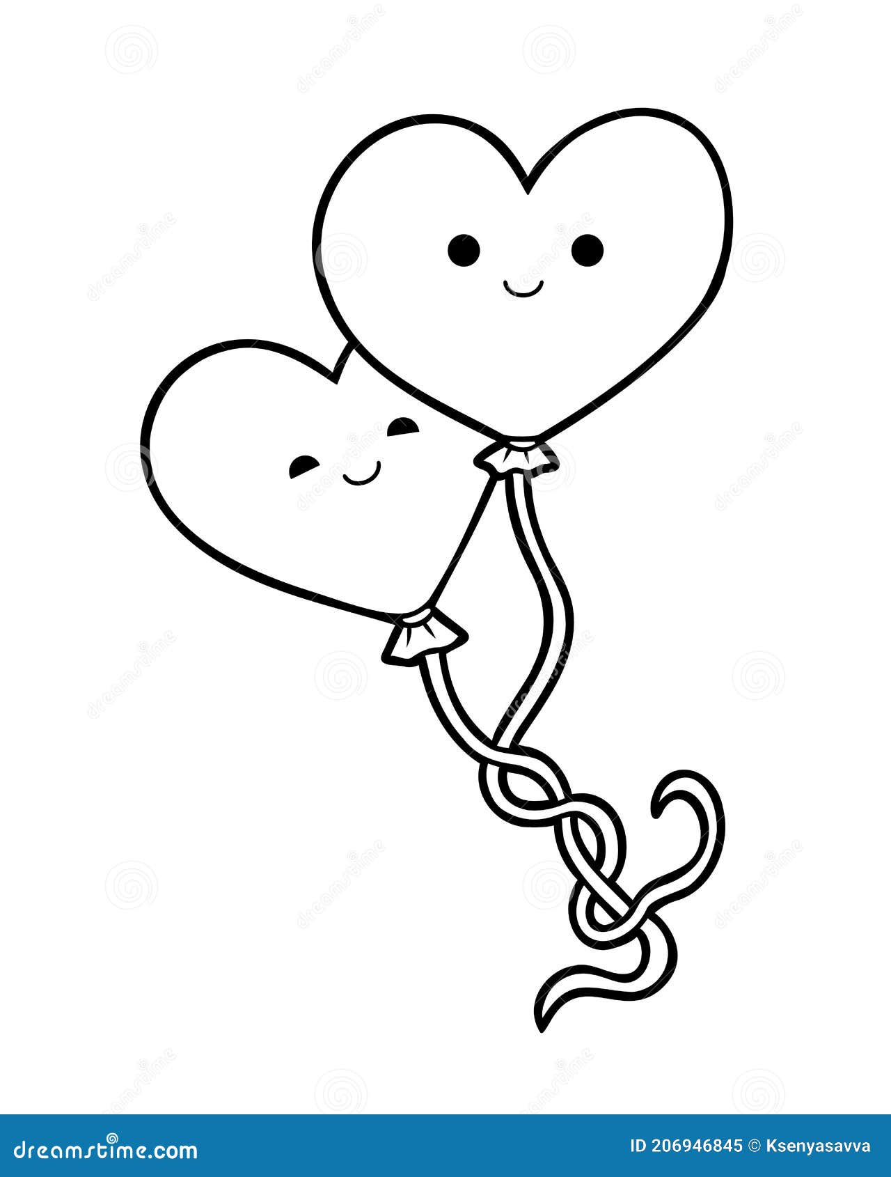 Coloring book lovers heart