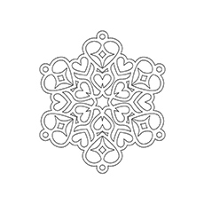 Top snowflake coloring pages for your little ones