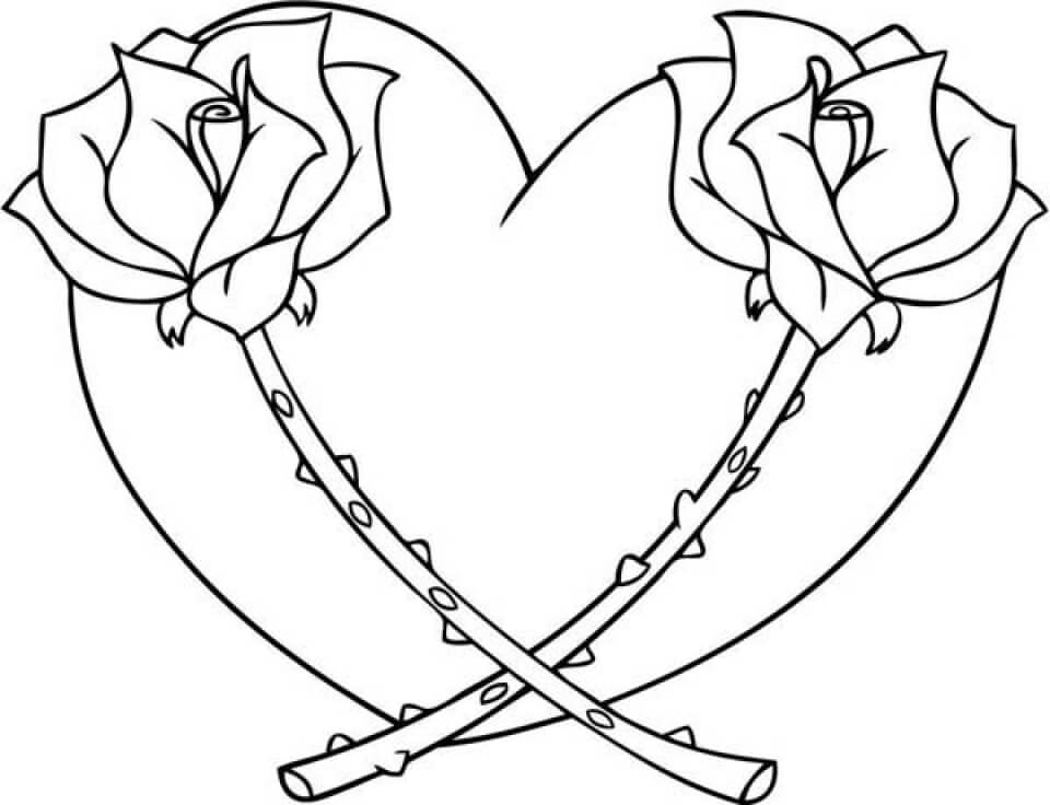 Heart pages â printable pages