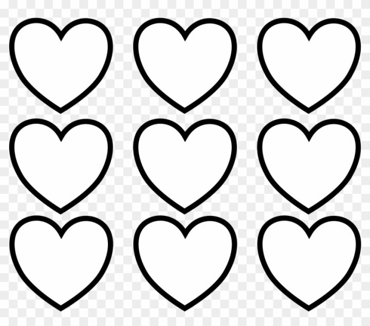 Free sure fire valentine hearts to color simplistic images