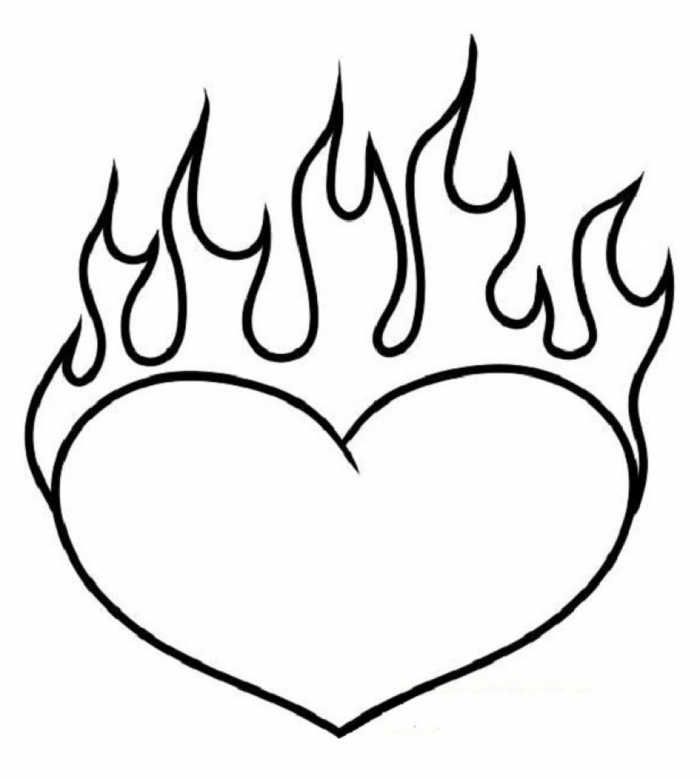 Printable heart coloring pages pdf