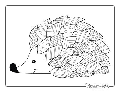 Fall coloring pages hedgehog patterned to color fall coloring pages fall coloring sheets coloring pages