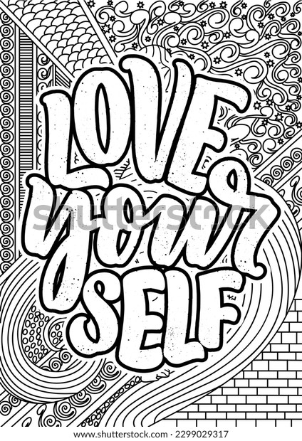 Adult coloring pages with quotes bilder stockbilder d