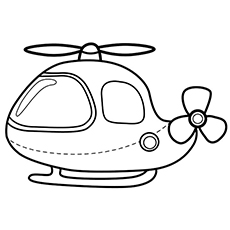 Helicopter coloring pages